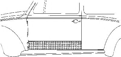 VAN WEZEL 580172 -  Дверь, кузов